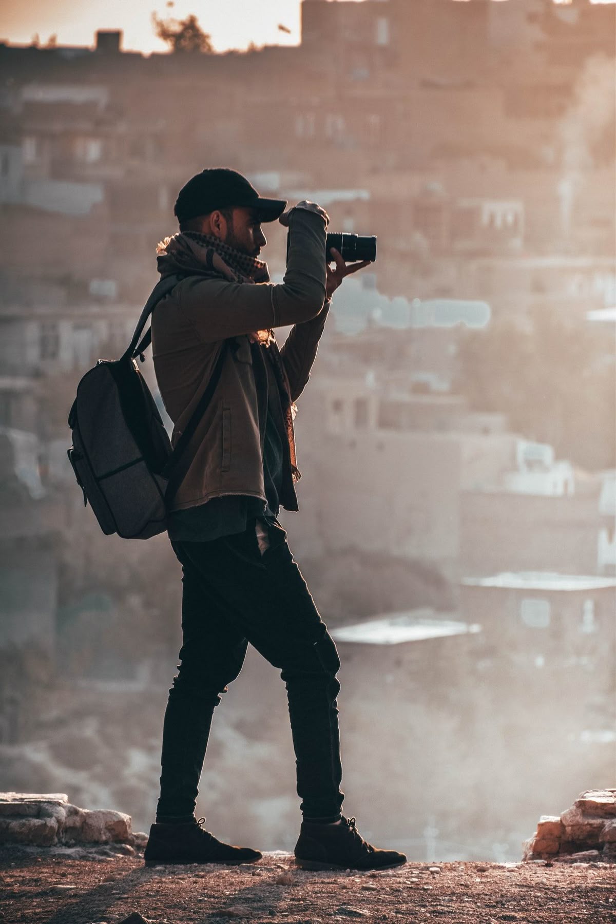Fotógrafo trabalhando
